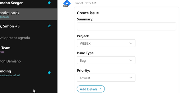 It's here: Buttons and Cards for your Webex Apps